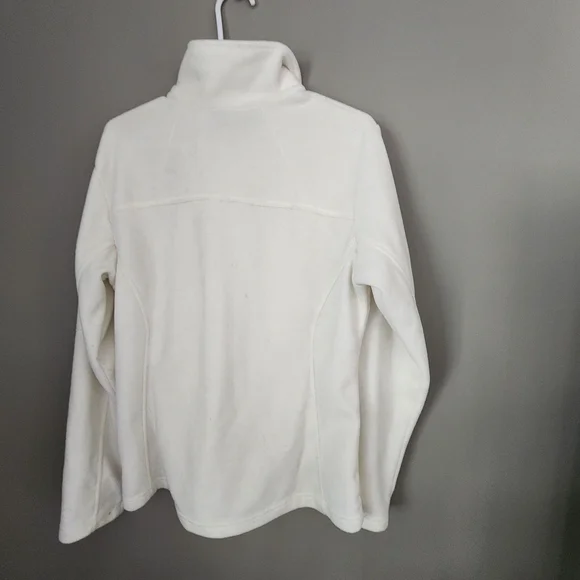 Columbia White Fleece Jacket - Picture 5 of 6
